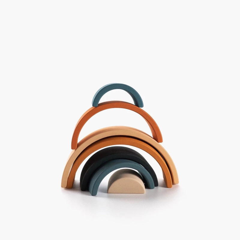 Sabo Concept Rainbow Stacking Set Mini | Play Planet | Wooden Rainbow
