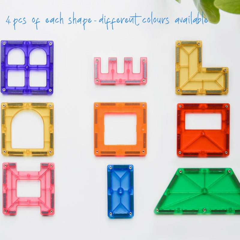 Magblox 36 Pieces Accessory Set Magblox Magnetic Blocks | Magnetic Tile | Magnetic Block Tile by Play Planet