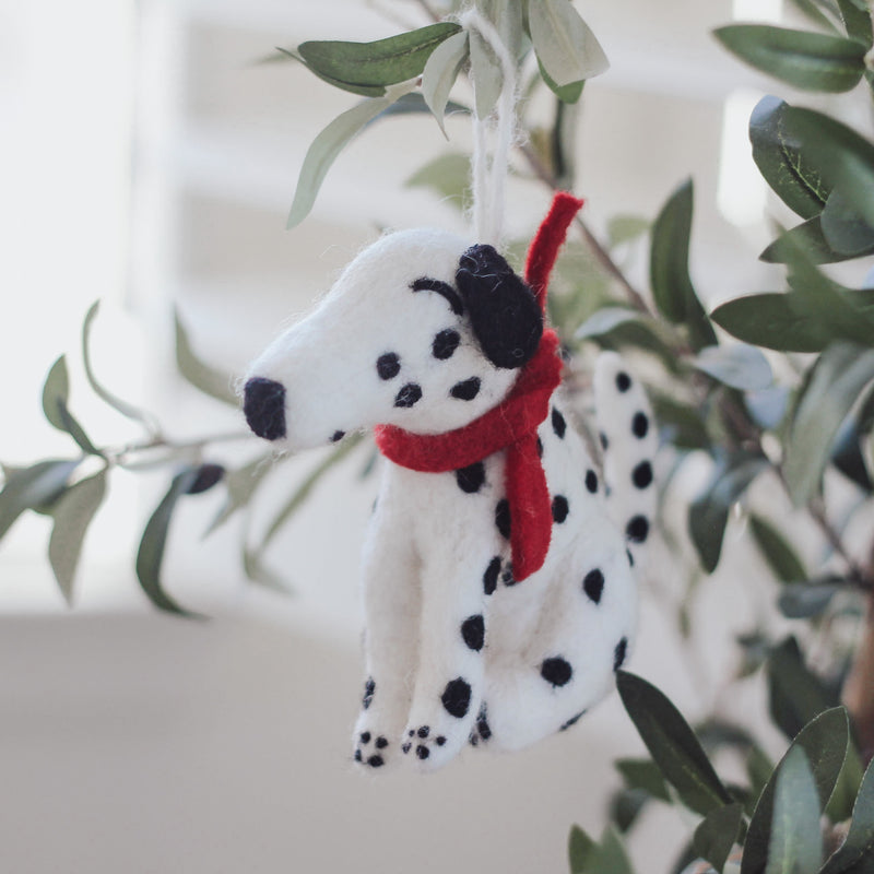 Dalmatian Dog Christmas Ornament | Felt Ornaments