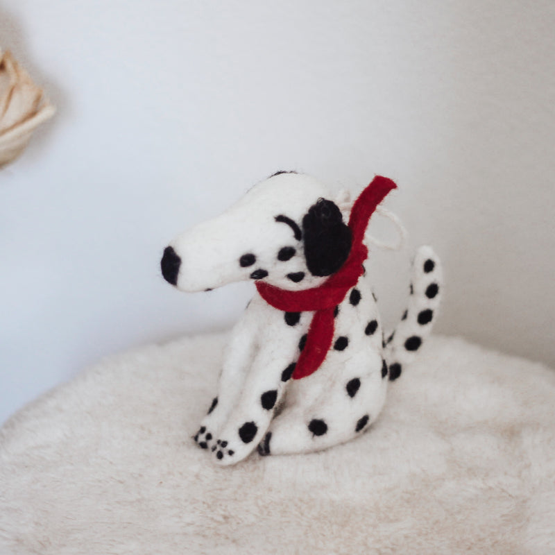 Dalmatian Dog Christmas Ornament | Felt Ornaments