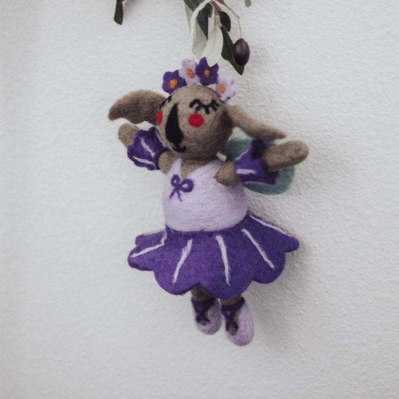 Koala Ballerina Ornament | Felt Ornaments