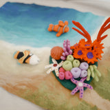Coral Reef Felt Toy, Felt Tropical Reef | Felt Ocean Play, Play Planet