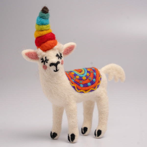 Unicorn Llama Ornament | Felt Ornaments