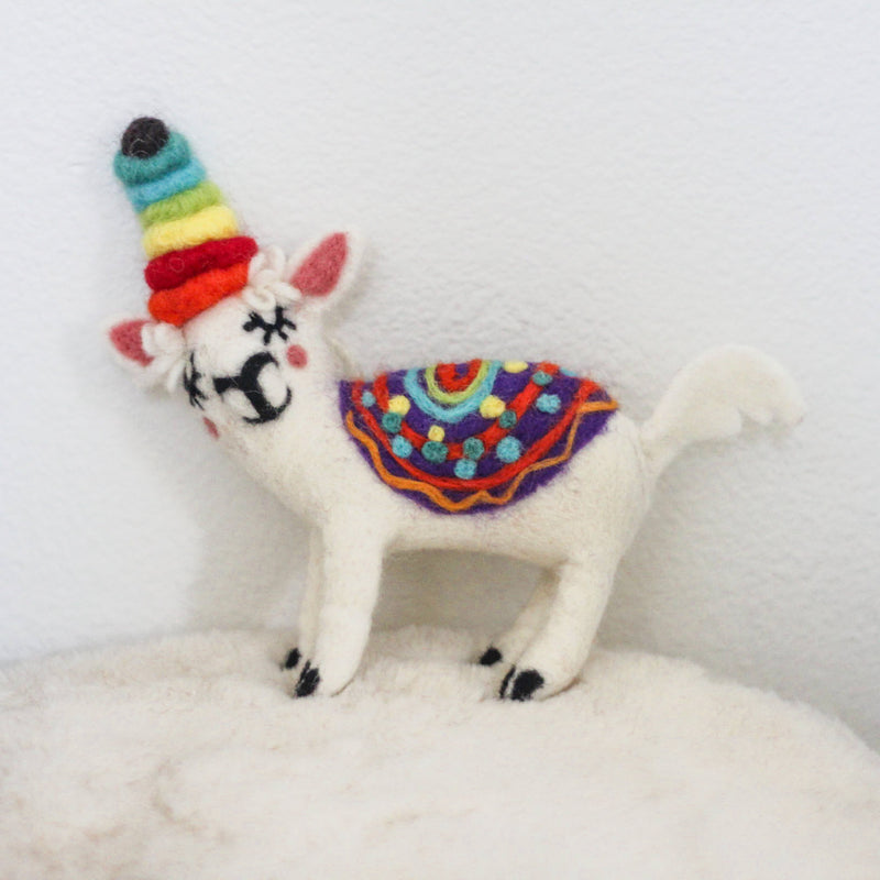 Unicorn Llama Ornament | Felt Ornaments