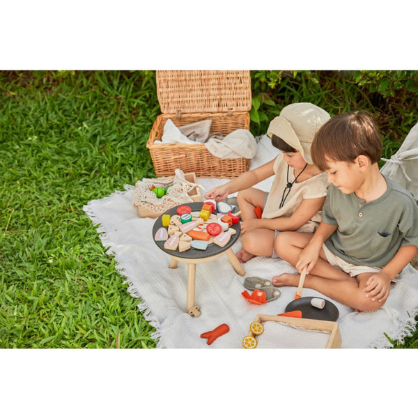 PlanToys Wooden BBQ Play Set by Play Planet Eco-friendly Educational Toys