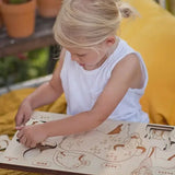 Stuka Puka Montessori Forest Animals Wooden Puzzle - Play Planet