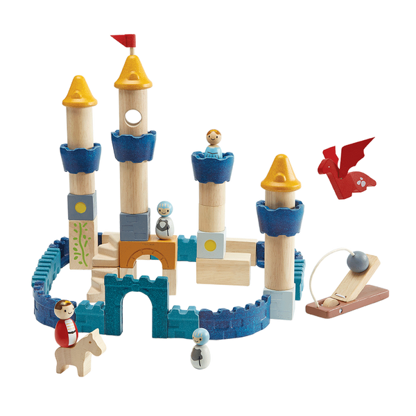 Plan Toys Wooden Castle Blocks - Orchard