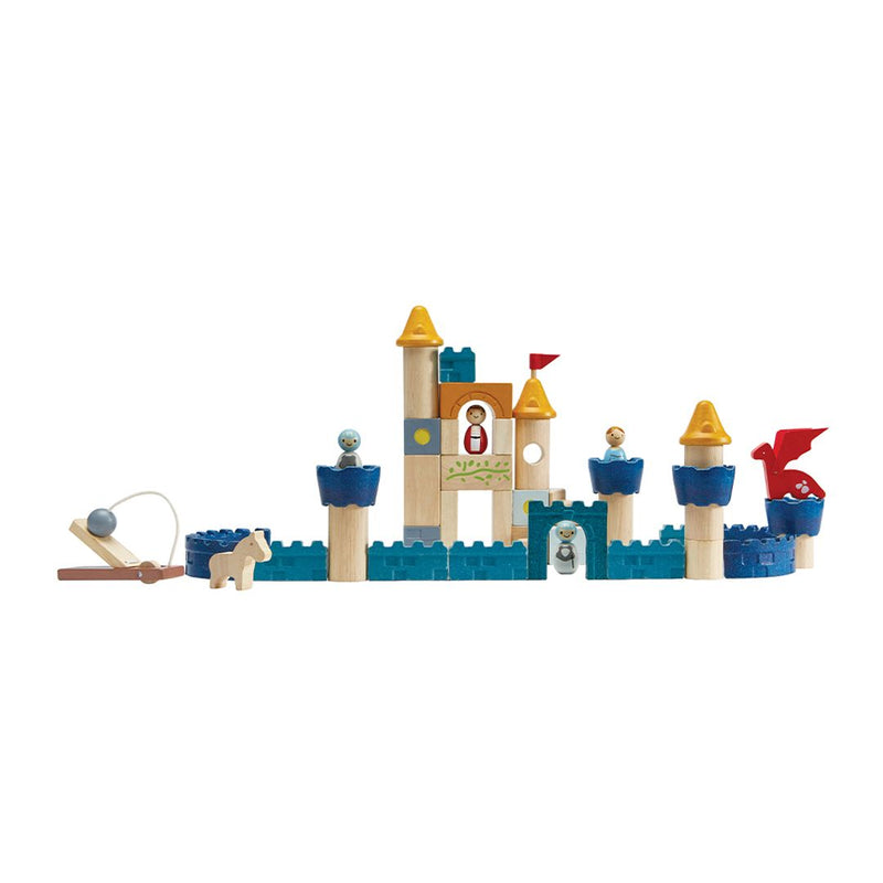 Plan Toys Wooden Castle Blocks - Orchard