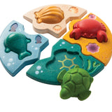 PlanToys Marine Ocean Life Sea animals puzzle