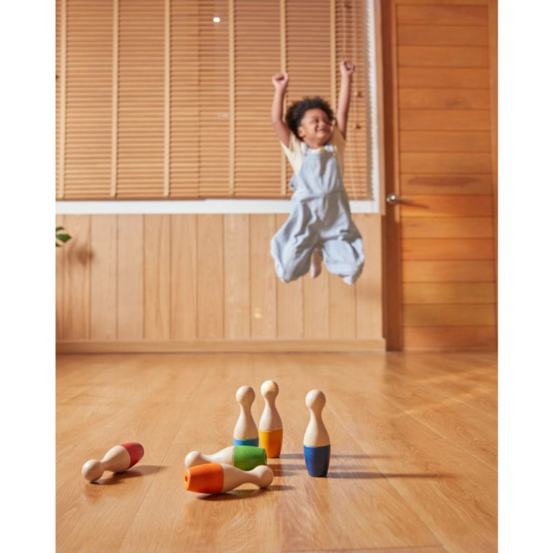 Wooden Bowling Set