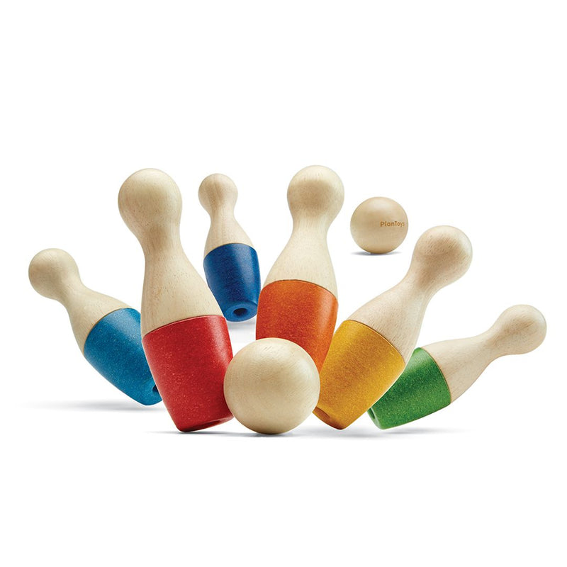 Wooden Bowling Set