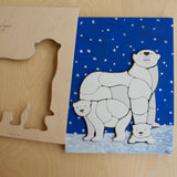 Play Planet | Polar Bear Wooden Puzzle