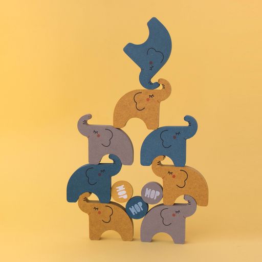 Ale hop! Elephant Balancing Game Londji Game Puzzle