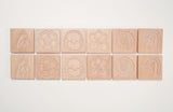 Wooden Sensory Flower Tiles