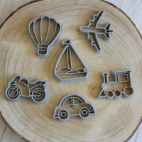 Transportation Eco Play dough Cutter Set