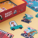 Londji Puzzle - Beep! Beep! (48 pcs) - Observation