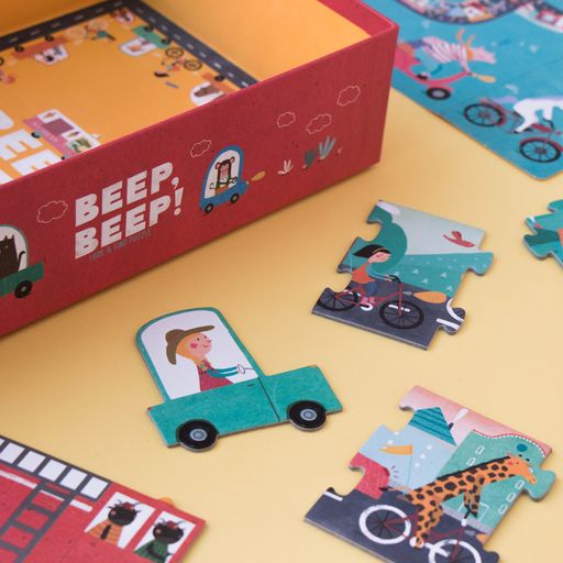 Londji Puzzle - Beep! Beep! (48 pcs) - Observation