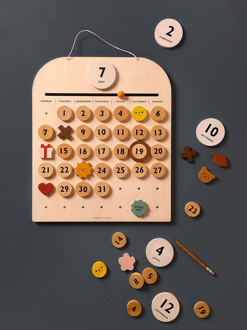 My wooden calendar by Moon Picnic