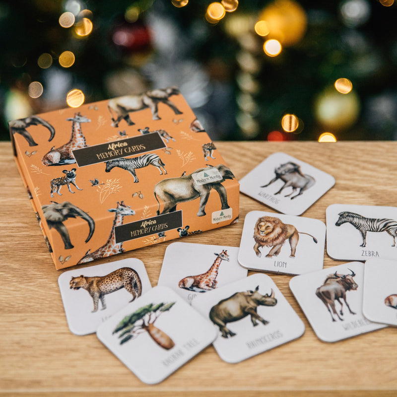 Modern Monty Africa Memory Card Game - Play Planet
