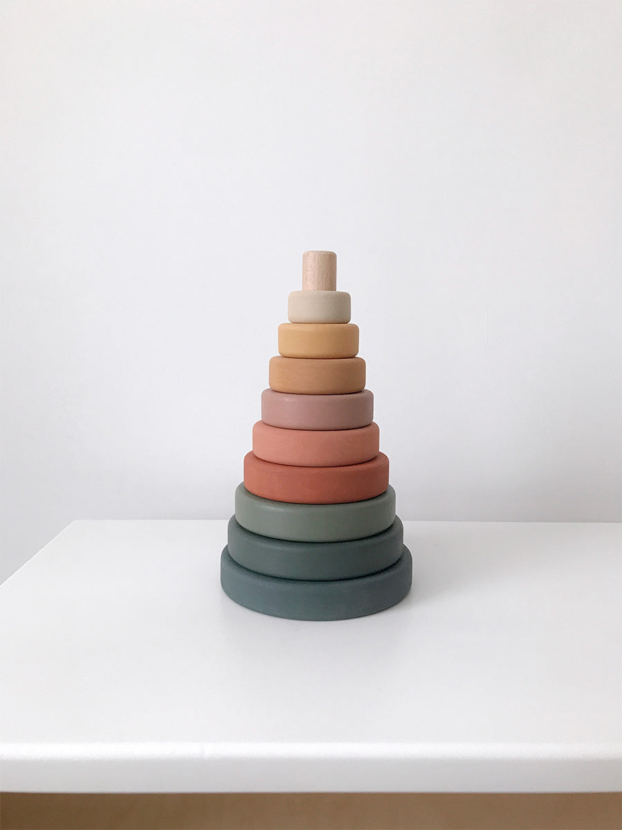 Wooden Rainbow Stacking Set – Play Planet