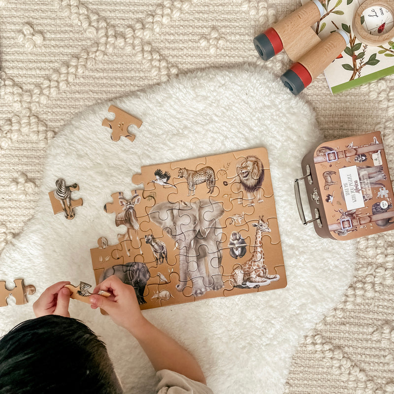 Play Planet Africa Take Me With You Animal Puzzle by Modern Monty