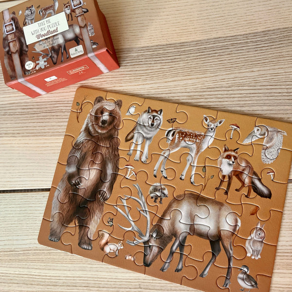 Woodland Take Me With You Puzzle by Modern Monty | Play Planet | Best Children Toys