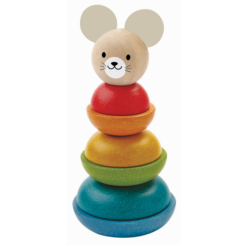 PlanToys Mouse Stacking Ring Baby Toys - Play Planet