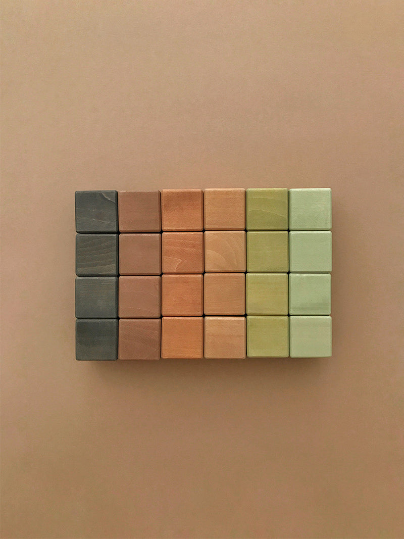 Wooden Block Set - 24 pieces