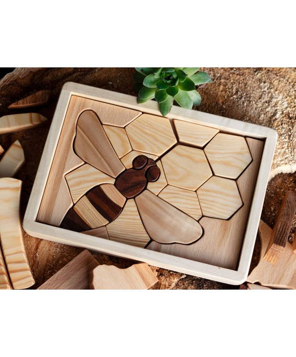 Bee Double Layers Puzzle - Play Planet