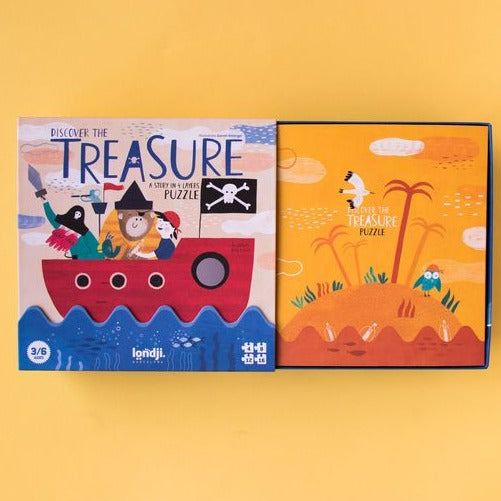 LONDJI Puzzles - Discover the Treasure 40cs 4 layer puzzle by Play Planet