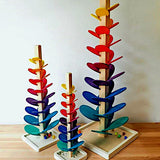GRÜNSPECHT Rainbow Musical Sound Marble Tree Music Tree Made in Germany by Play Planet