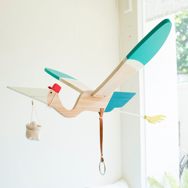 Eguchi Toys | Stork Bird Mobile - Large