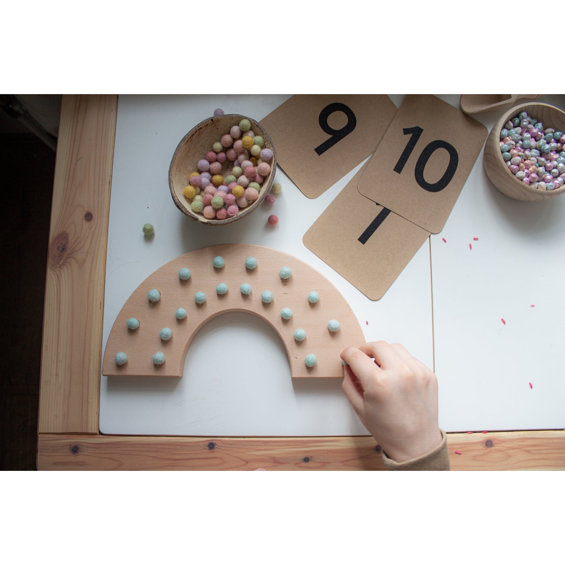 Rainbow Fine Motor Board – Play Planet