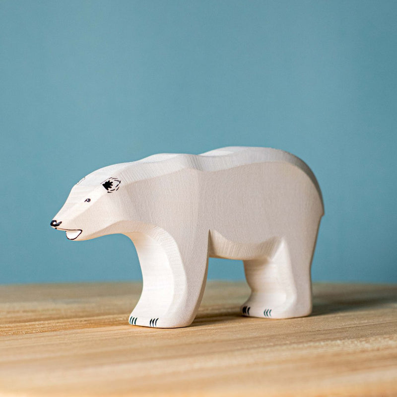 Bumbu Wooden Polar Bears family and Ice Floe Set by Play Planet