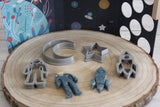Play Planet Eco Cutter Space set for space-themed play sensory play natural play dough