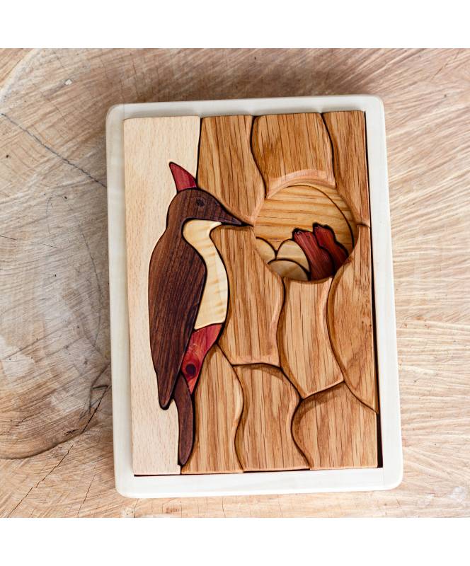 Woodpecker Double Layers Puzzle