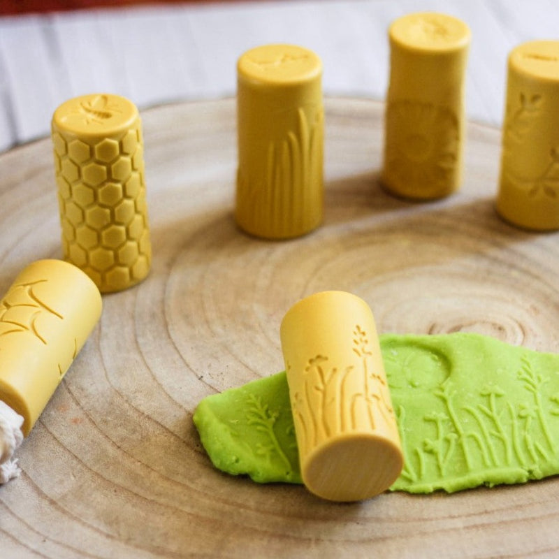 Play Planet | Garden Bugs Dough Roller and Stamp Set by Yellowdoor