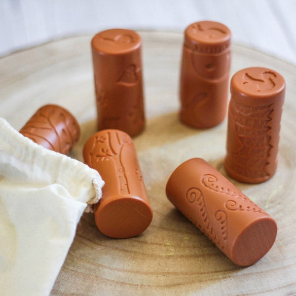 Play Planet | Forest Friends Dough Roller and Stamp Set by Yellowdoor