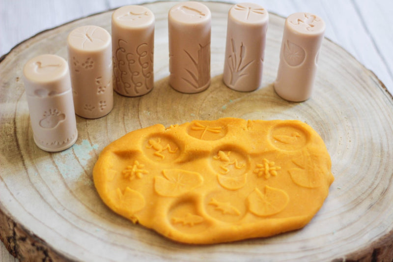 Play Planet | Pond Life Roller and Playdough Stamp Set by Yellowdoor