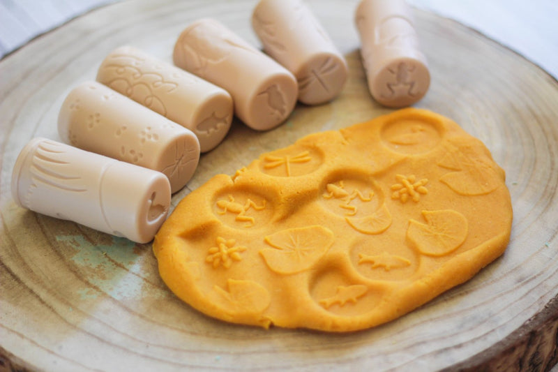Play Planet | Pond Life Roller and Playdough Stamp Set by Yellowdoor